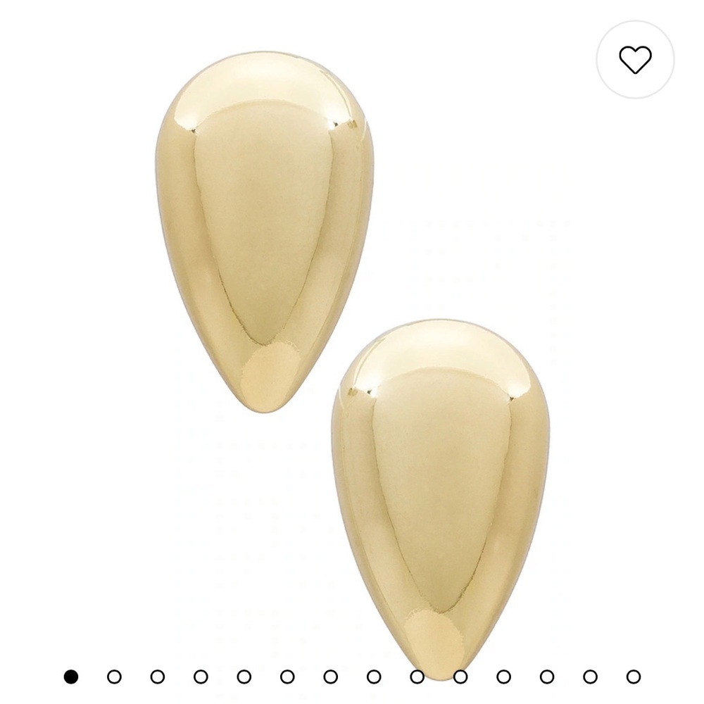 New BRACHA Odette Drop Earrings in Gold